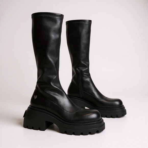 NEW NAKEDWOLFE Scar Stretch Boots, Black, EU38/US8 - Picture 2 of 16